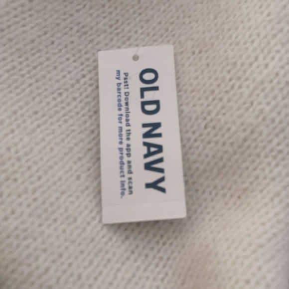 Old Navy Holiday Boxy Poly/Wool
Blend Sweater Women’s 2XL Cream Multicolor NWT - Picture 9 of 11